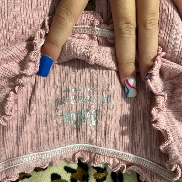 Pink button up tee - Picture 2 of 2